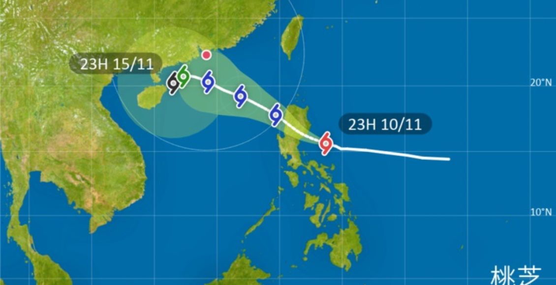 桃芝增強為颱風　或較接近珠江口一帶但同時亦可能有所減弱-–-rthk