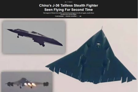 中國隱身戰鬥機「殲-36」第二次試飛 (13:19) – 20250319 – 兩岸